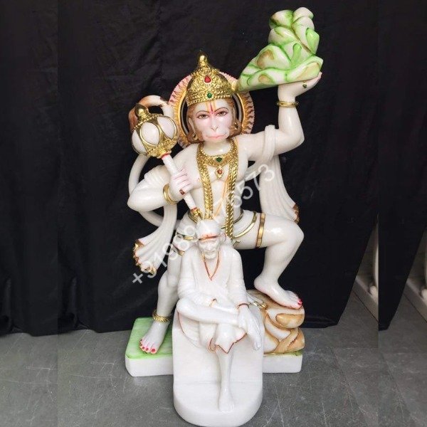 Handcrafted Makrana Marble Statues